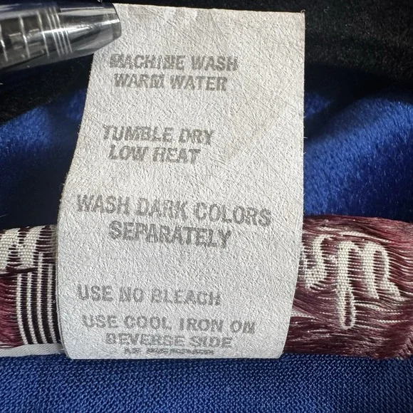 Vtg Blue Velour House Coat Robe M Zip Long Sleeves Cozy Modest Full Length Long - Picture 7 of 10